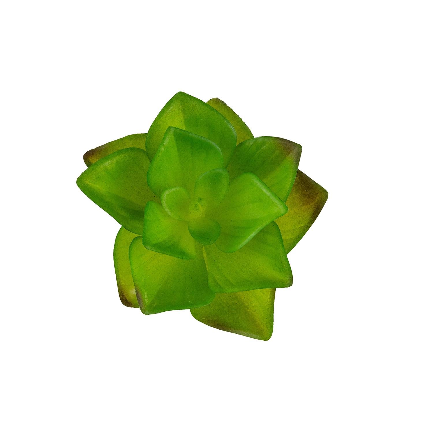 Yapay Mini Etli Echeveria Sukulent Açık Yeşil 8 cm - Sukulentler ve Kaktüsler