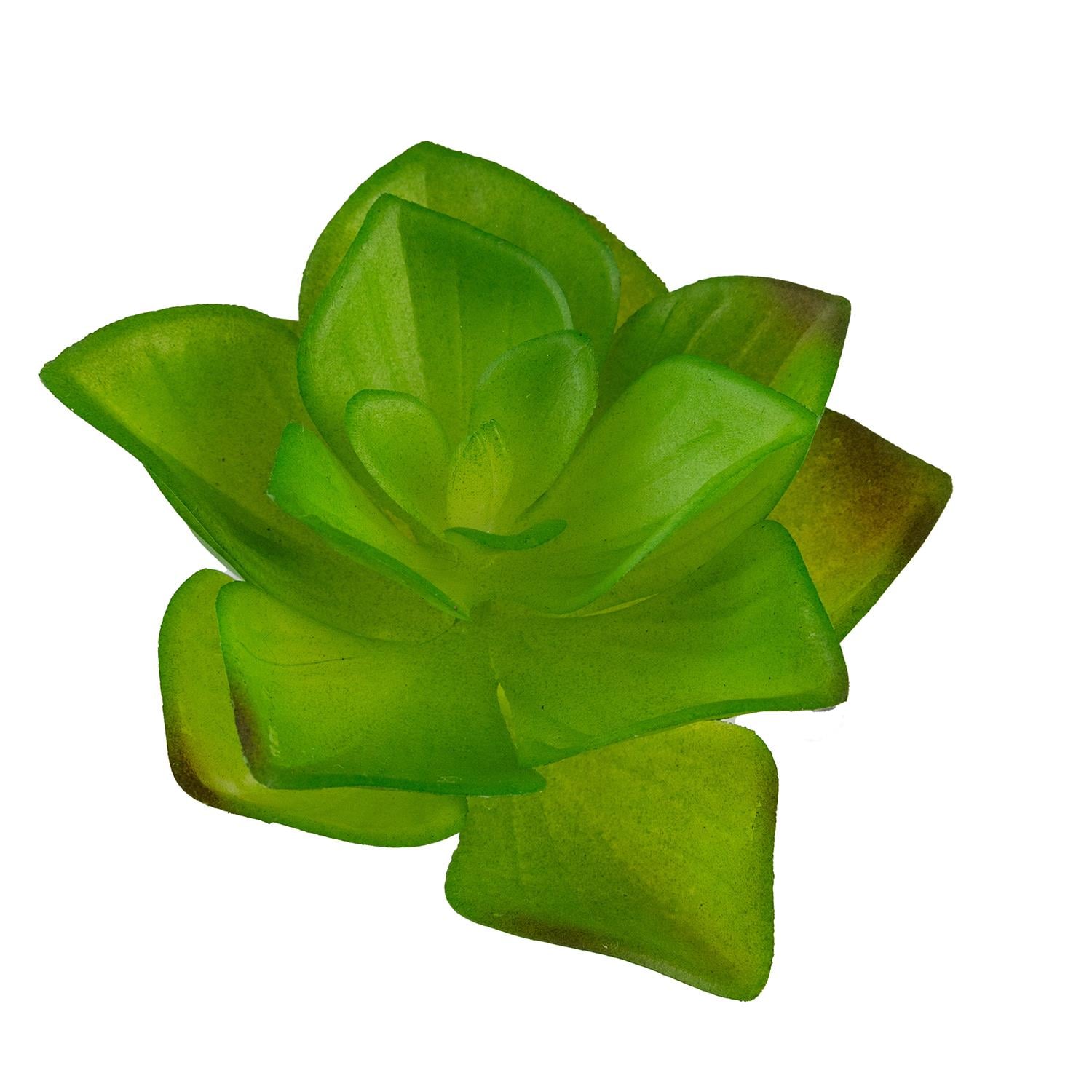 Yapay Mini Etli Echeveria Sukulent Açık Yeşil 8 cm - Sukulentler ve Kaktüsler
