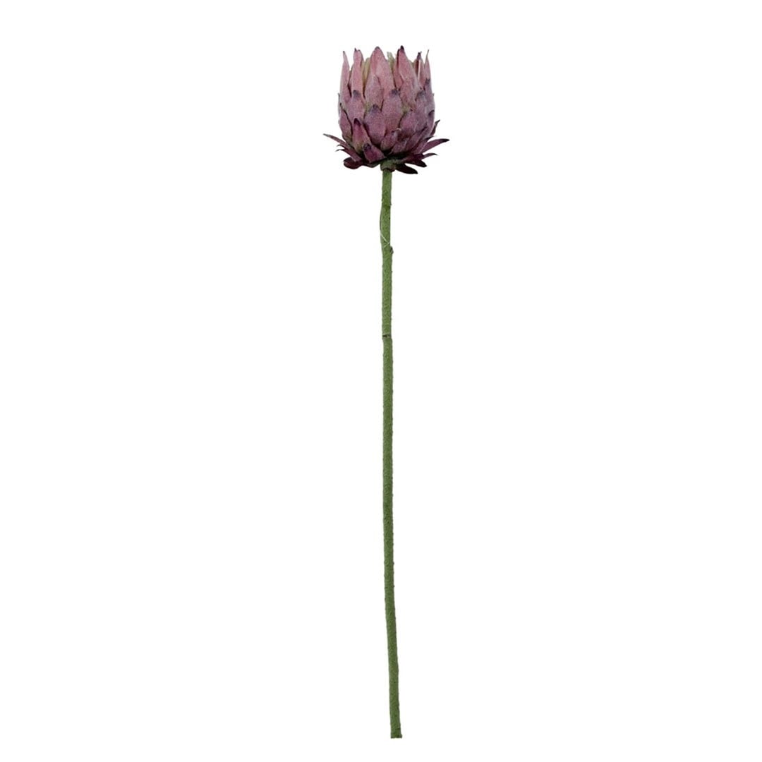 Yapay Protea Dal Lila 62 cm - Yapay Çiçek Dalları ve Demetleri