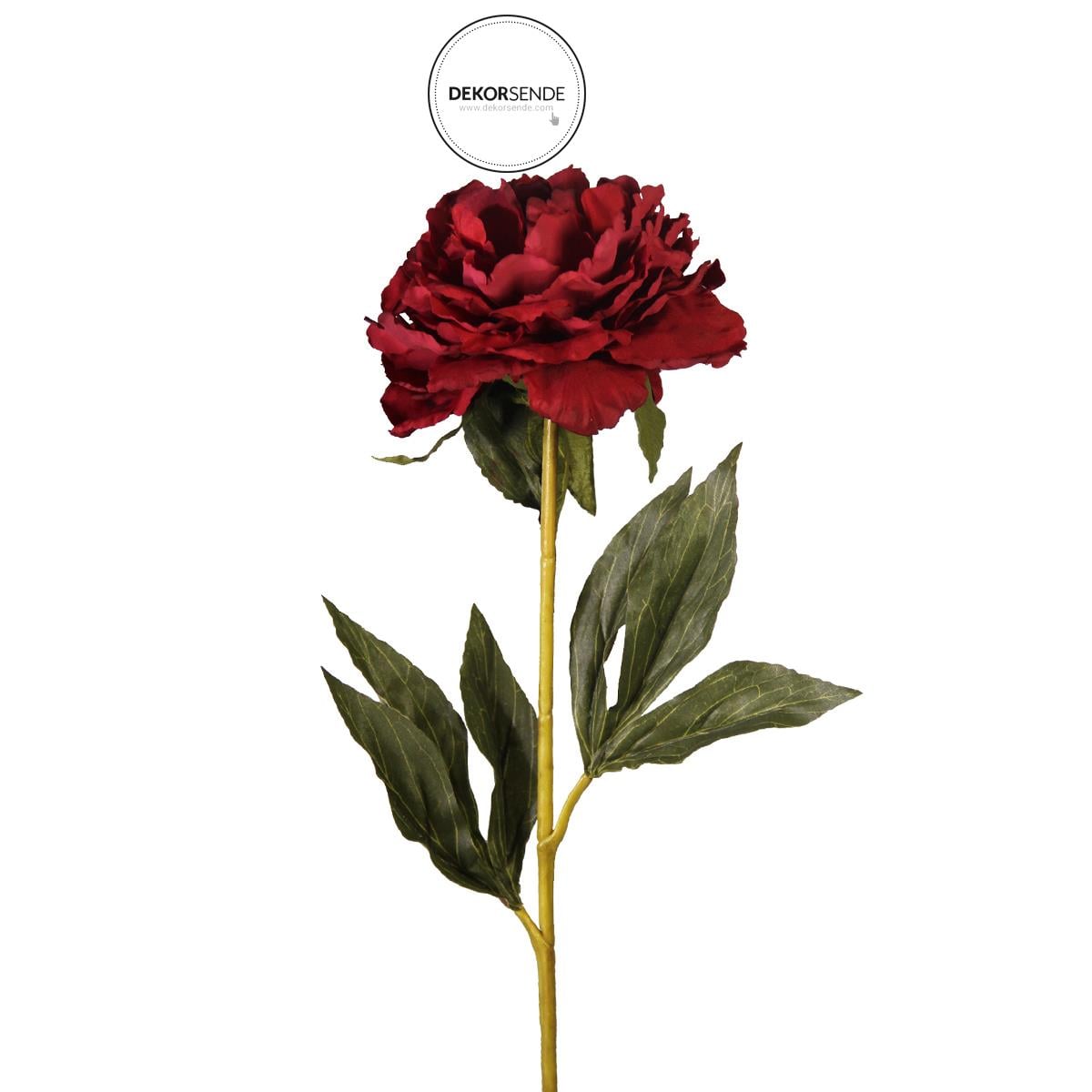 Yapay Şakayık Dal Kırmızı 68 cm - Yapay Çiçek Dalları ve Demetleri