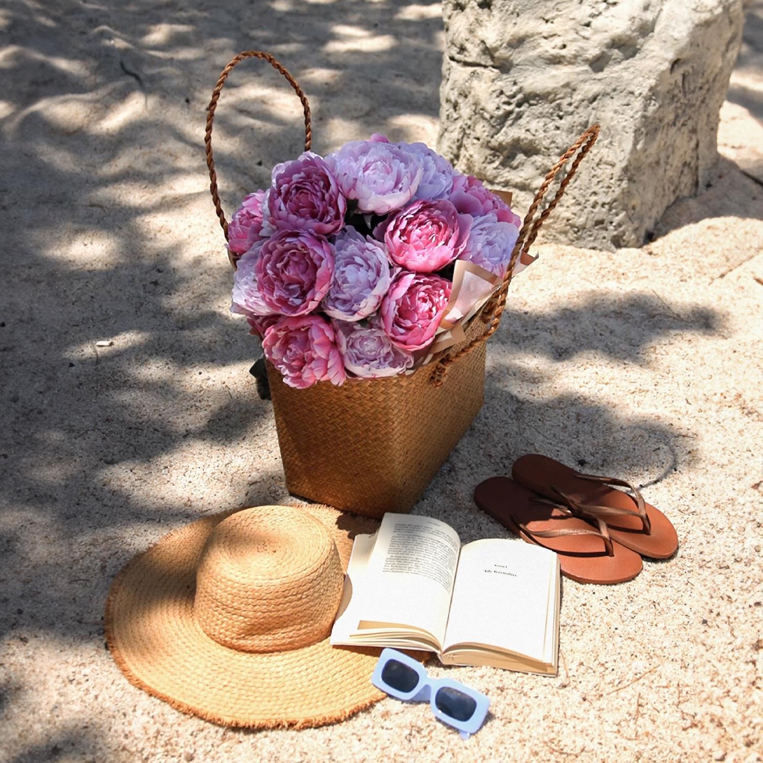 Yapay Şakayık Demeti Fuşya 50 cm - Yapay Çiçek Dalları ve Demetleri