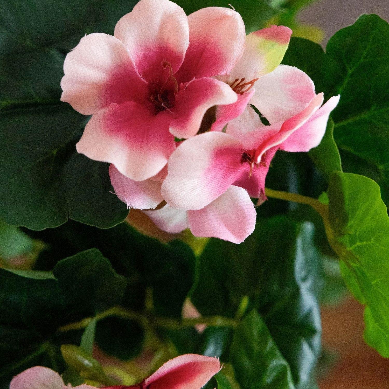 Yapay Sardunya Demeti Pembe 35 Cm - Yapay Çiçek Dalları ve Demetleri