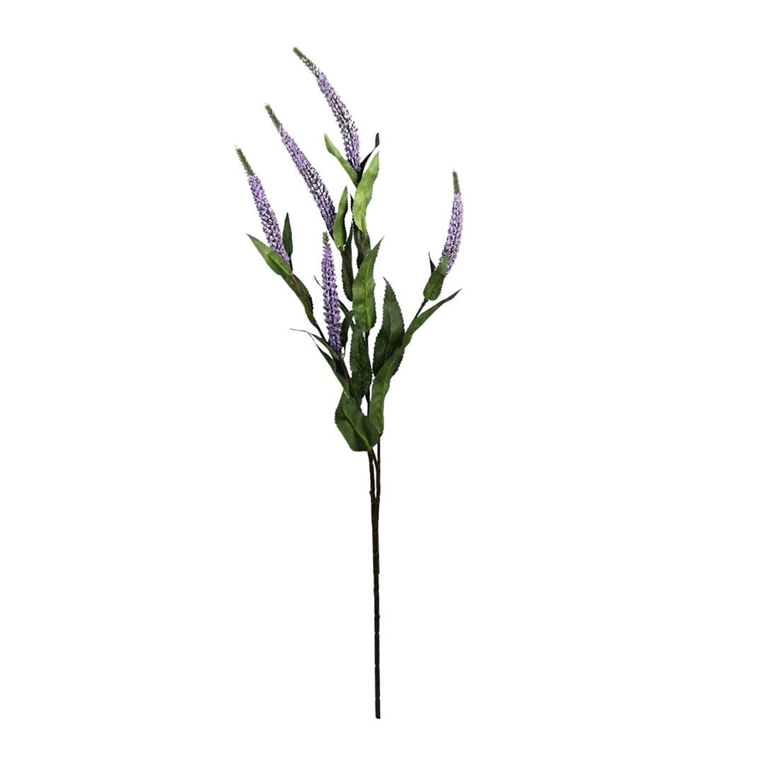 Yapay Veronika Dal Mor 75 cm - Yapay Çiçek Dalları ve Demetleri