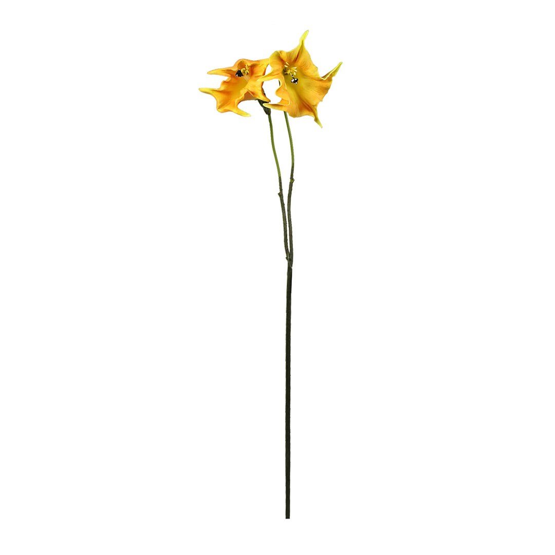 Yapay Zambak Dal Turuncu 95 cm - Yapay Çiçek Dalları ve Demetleri
