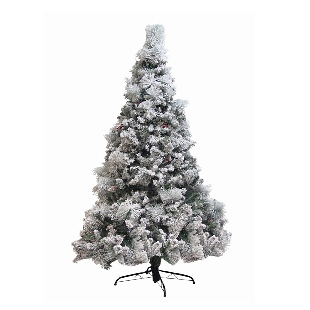 Yılbaşı Çam Ağacı Karlı Berryli 210 cm - Çam Ağacı ve Garland