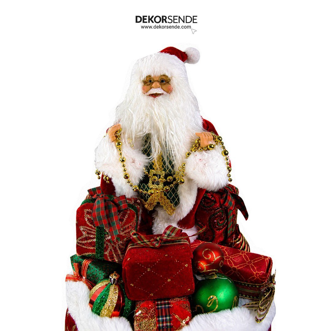 Yılbaşı Keseden Çıkan Noel Baba 70x35 cm - Kategorisiz