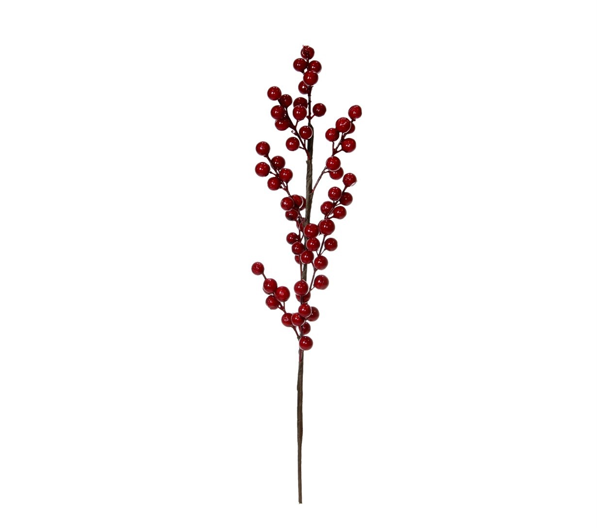 Yılbaşı Süs Berry Dal Kırmızı 51 cm - Yılbaşı Yapay Çiçekleri