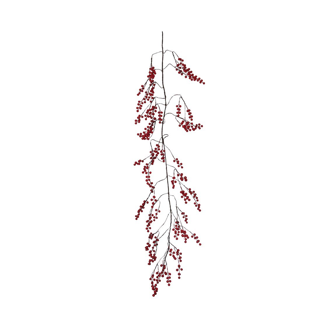 Yılbaşı Süs Berry Sarkıt Kırmızı 180 cm - Yılbaşı Aksesuarları