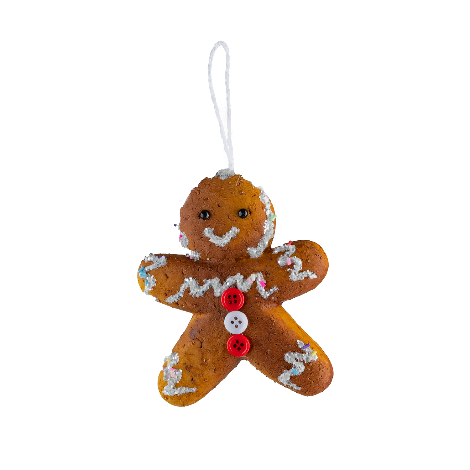 Yılbaşı Süsü Kurabiye Adam 12 cm - Ağaç Süsleri