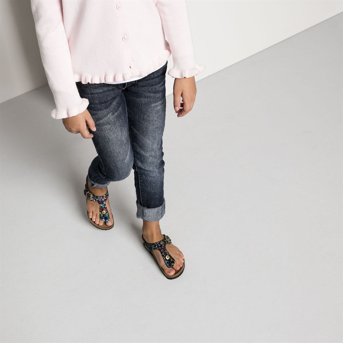 Birkenstock Gizeh Kids Mf Birco-Flor Çocuk Terlik-BST009931F01001