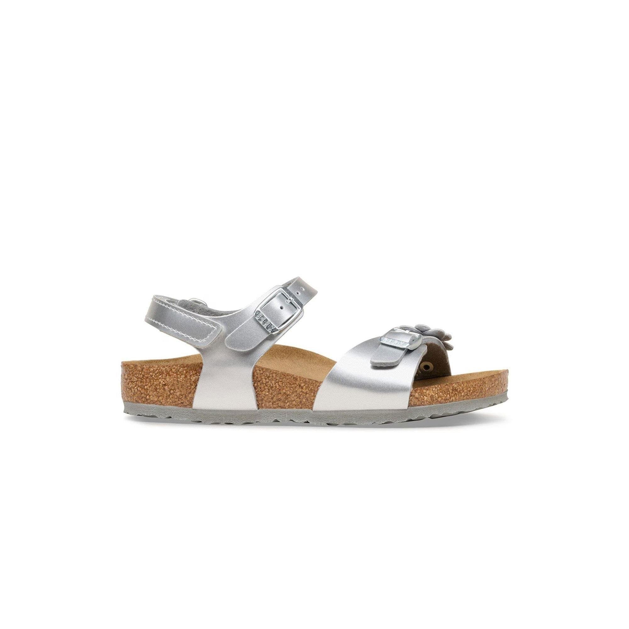 BIRKENSTOCK RIO KIDS FLOWERS BF ELECTRIC METALLIC AS-BST1031702P1567