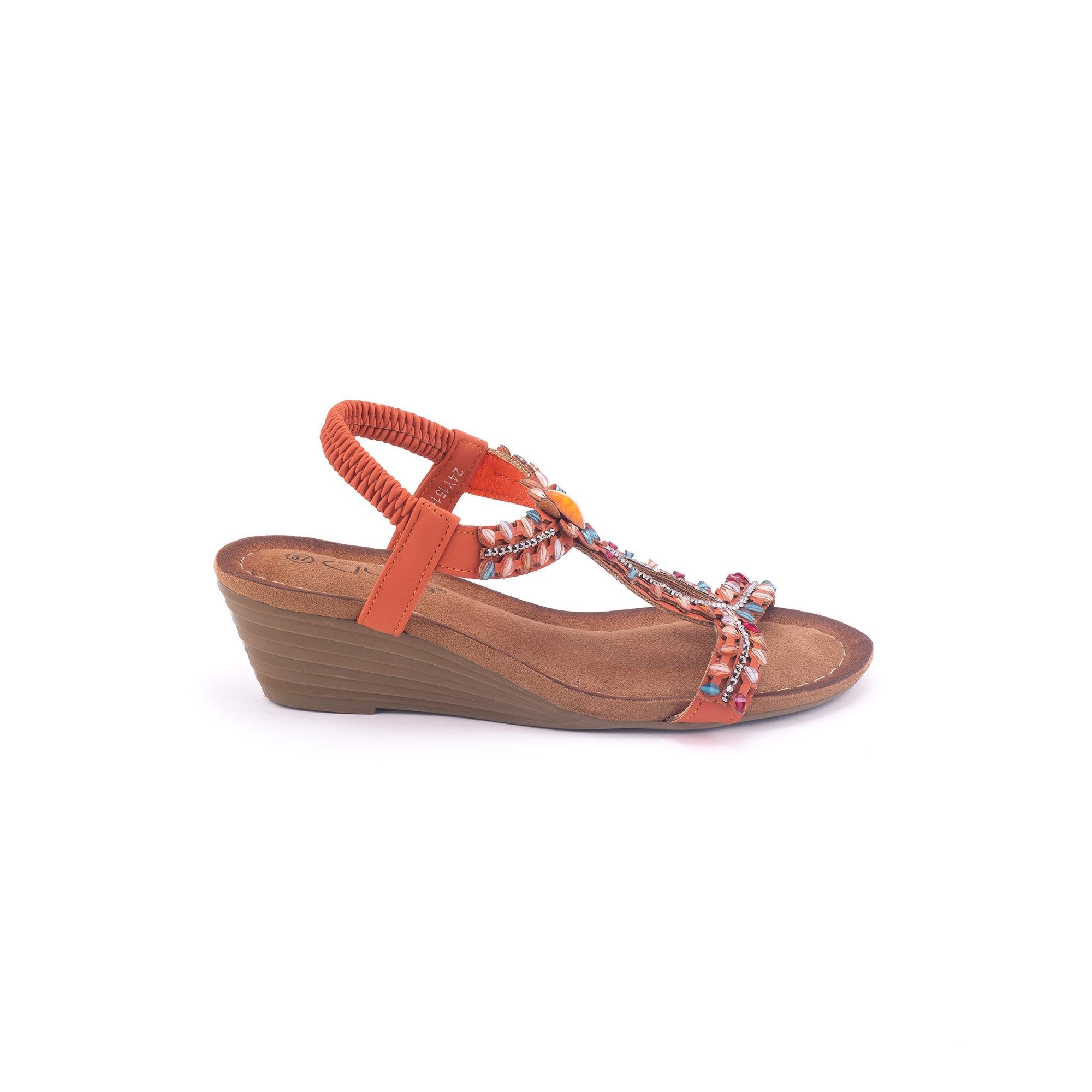 GUJA 151-1 BAYAN SANDALET-GUJ0151-1B04100