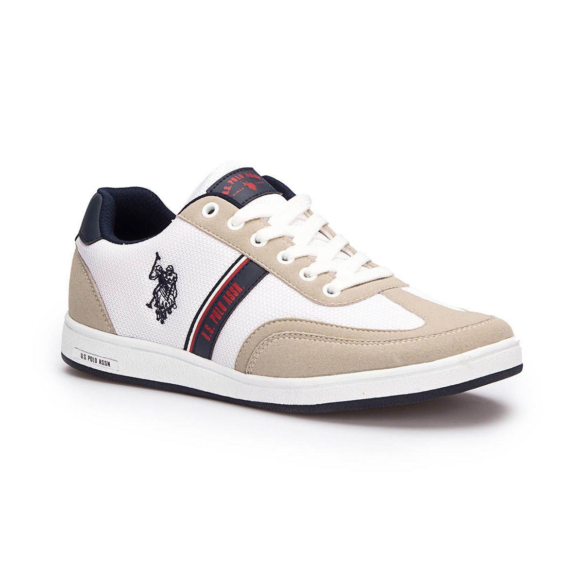 U.S. Polo Assn. 100248494 Kares Beyaz Erkek Ayakkabı-POL248494E01010