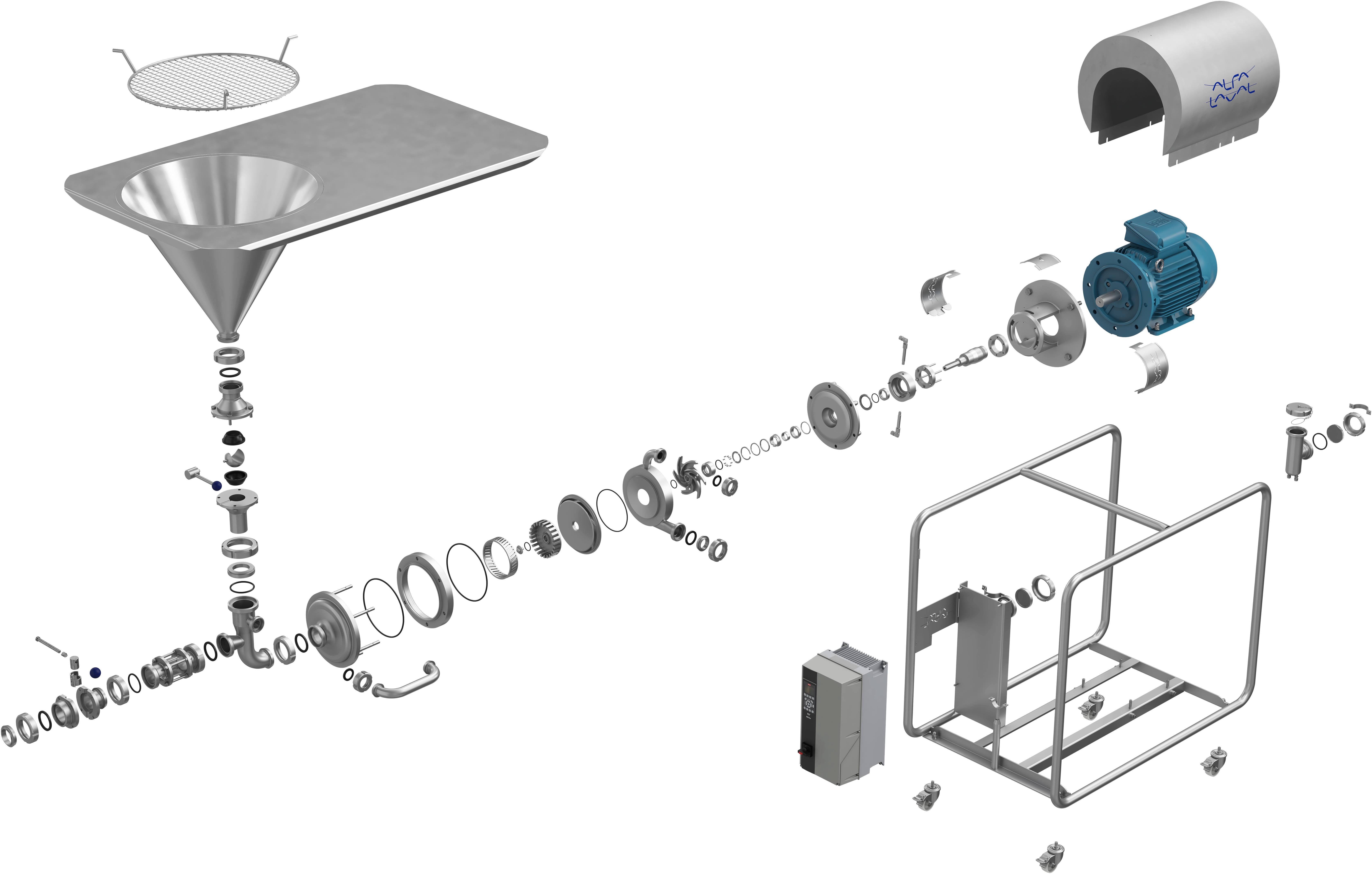 M15 HYBRID POWDER MIXER