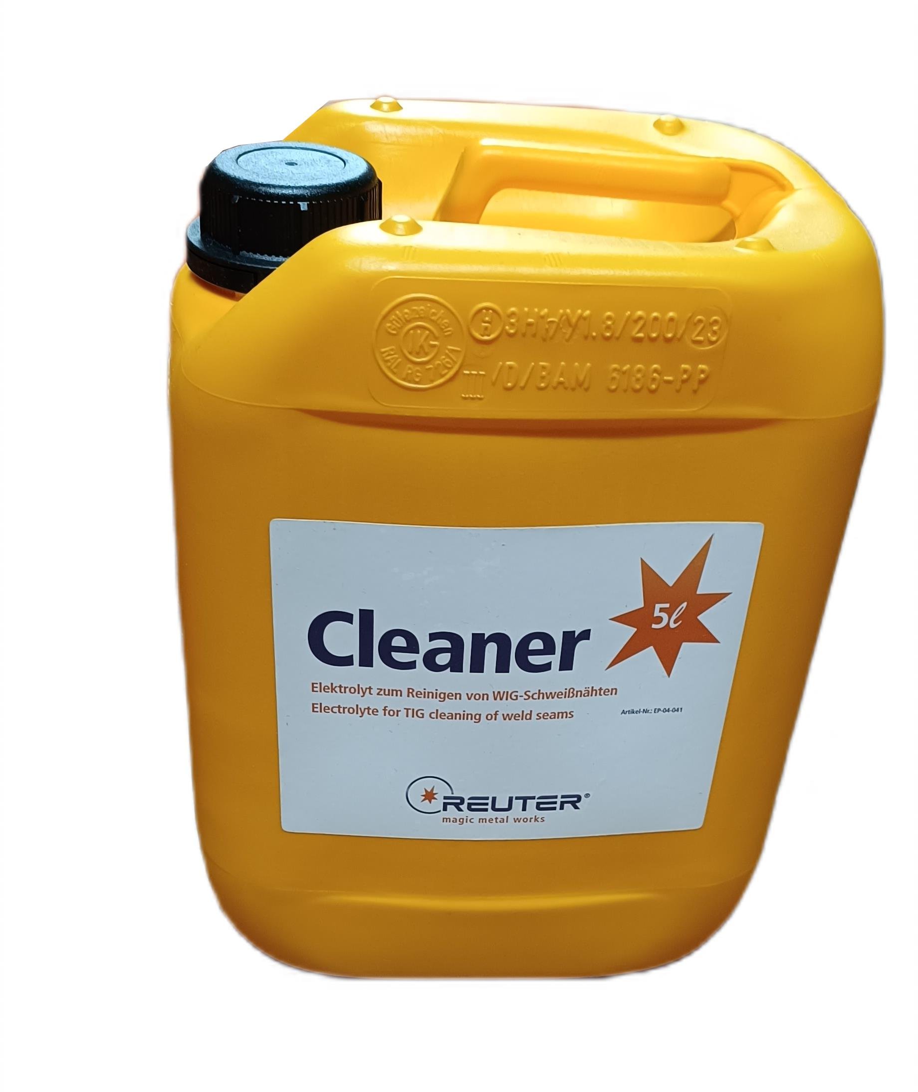 Cleaner electrolyte, 5 l canister, orange