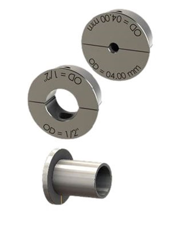 Collets for standard cassette - OD = 3/8 inch