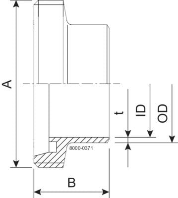 MALE SC DN65 HSF0 1.4404 DIN 11851