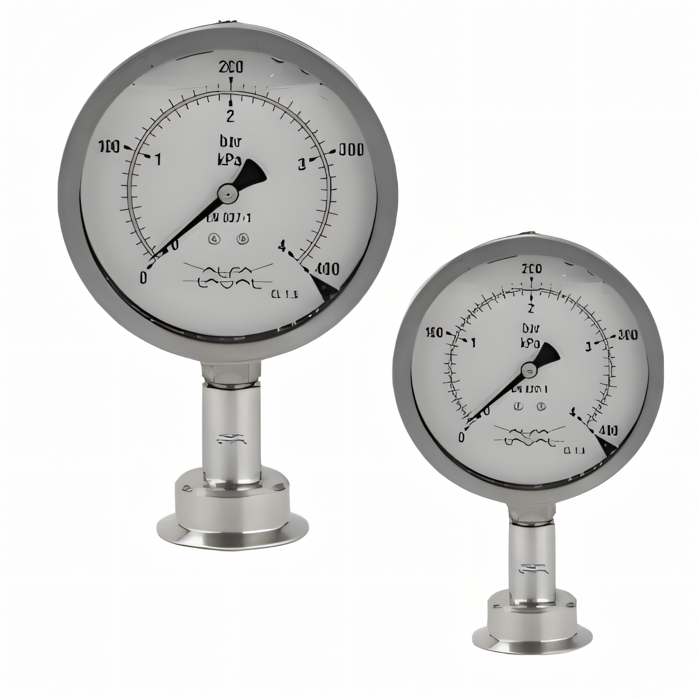 PRESSURE GAUGE PC CLAMP DN 38 MEASURING RANGE 0-10 BAR (0-1 Mpa.)