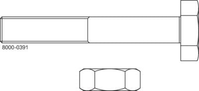 SCREWS + NUTS, SET