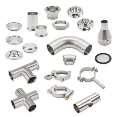 TEE EQUAL DN40 HSF3 1.4404 FIT TO DIN