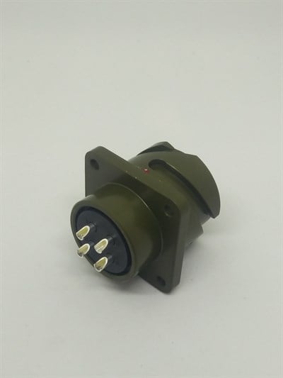 KDB02E 18-4P Bayonet Panel Tipi Askeri Konnektör