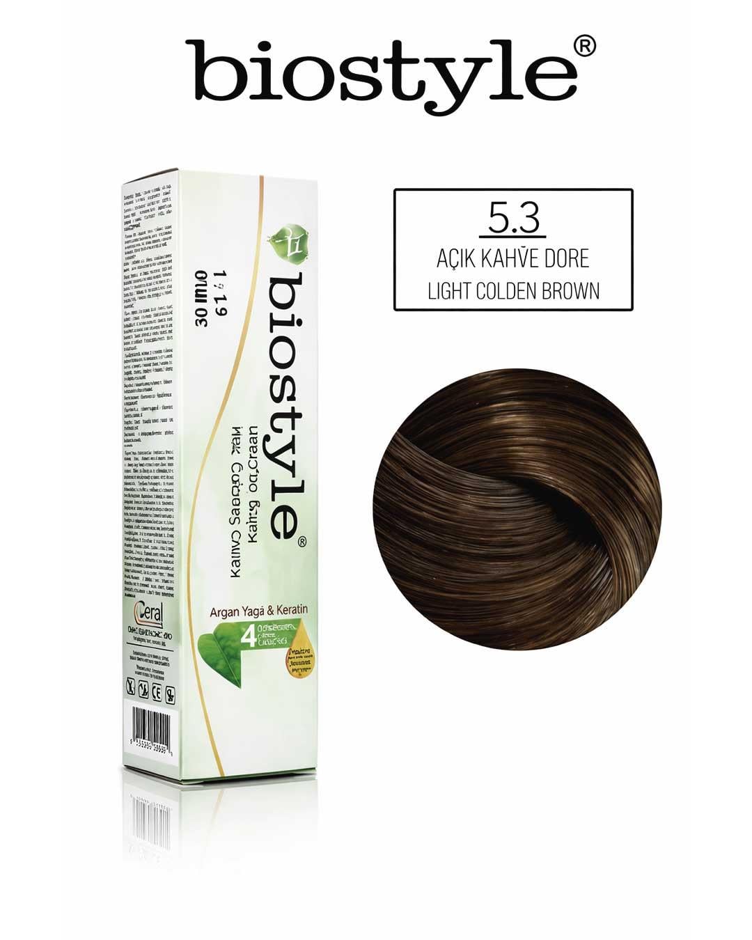 Biostyle®Biostyle | Krem Saç Boyası 60ml Biostyle Argan & Keratinli Krem Saç Boyası | Protez Saç Sepeti
