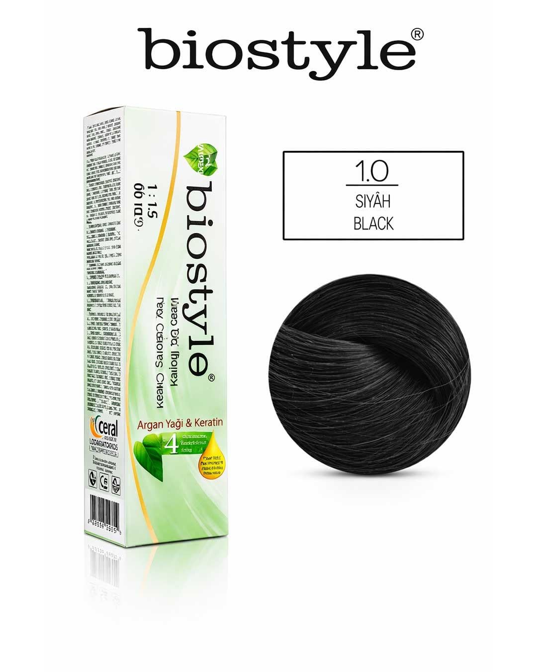 Biostyle®Biostyle Saç Boyası Biostyle Argan & Keratinli Krem Saç Boyası | Protez Saç Sepeti