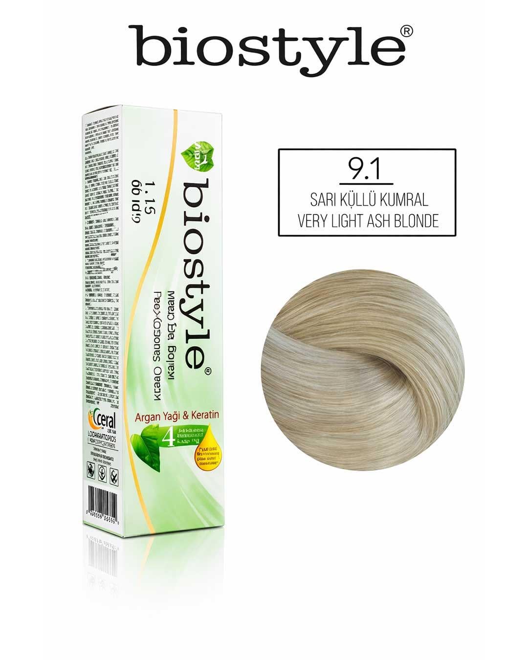 Biostyle®Biostyle Saç Boyası Biostyle Argan & Keratinli Krem Saç Boyası | Protez Saç Sepeti