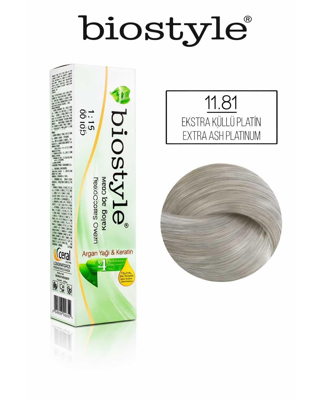 Biostyle®Biostyle Saç Boyası Biostyle Argan & Keratinli Krem Saç Boyası | Protez Saç Sepeti