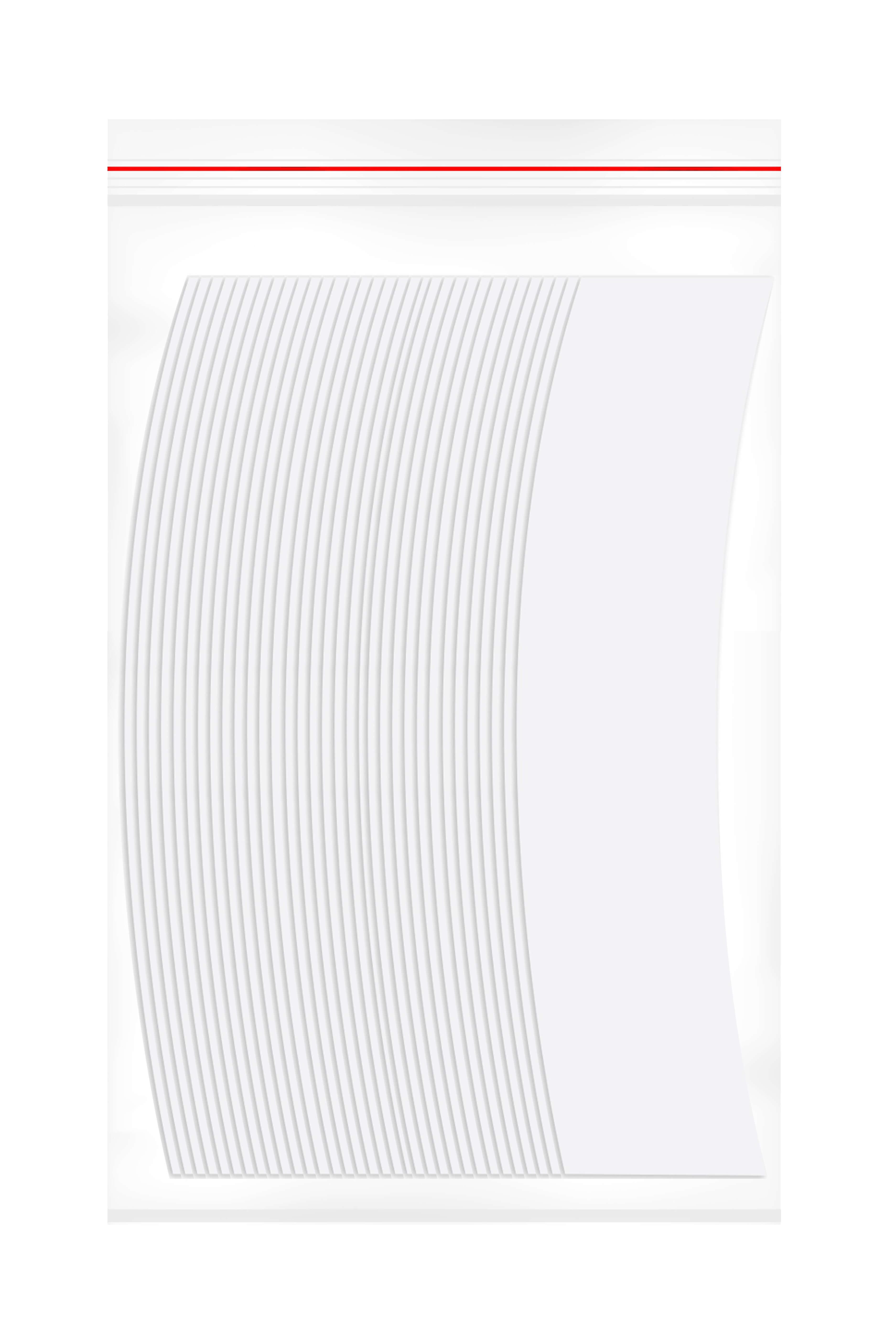 Lace Front Muadili Protez Saç Bandı Oval ″C″ (2,0 x 7,5 cm) 36 Adet