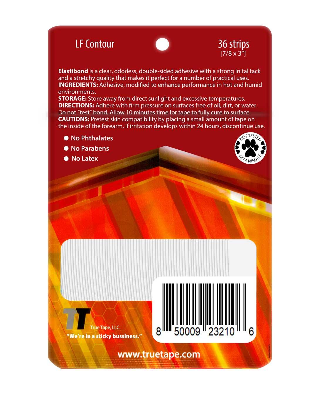 True Tape, LLC.True Tape ElastiBond Protez Saç Bandı Oval LF ( 7/8