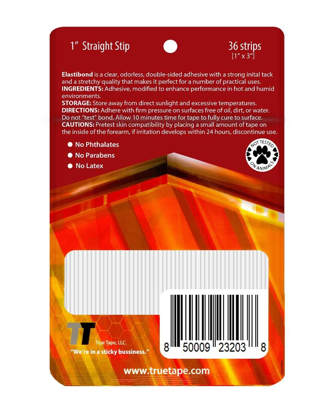 True Tape, LLC.True Tape ElastiBond Protez Saç Bandı Düz ( 1