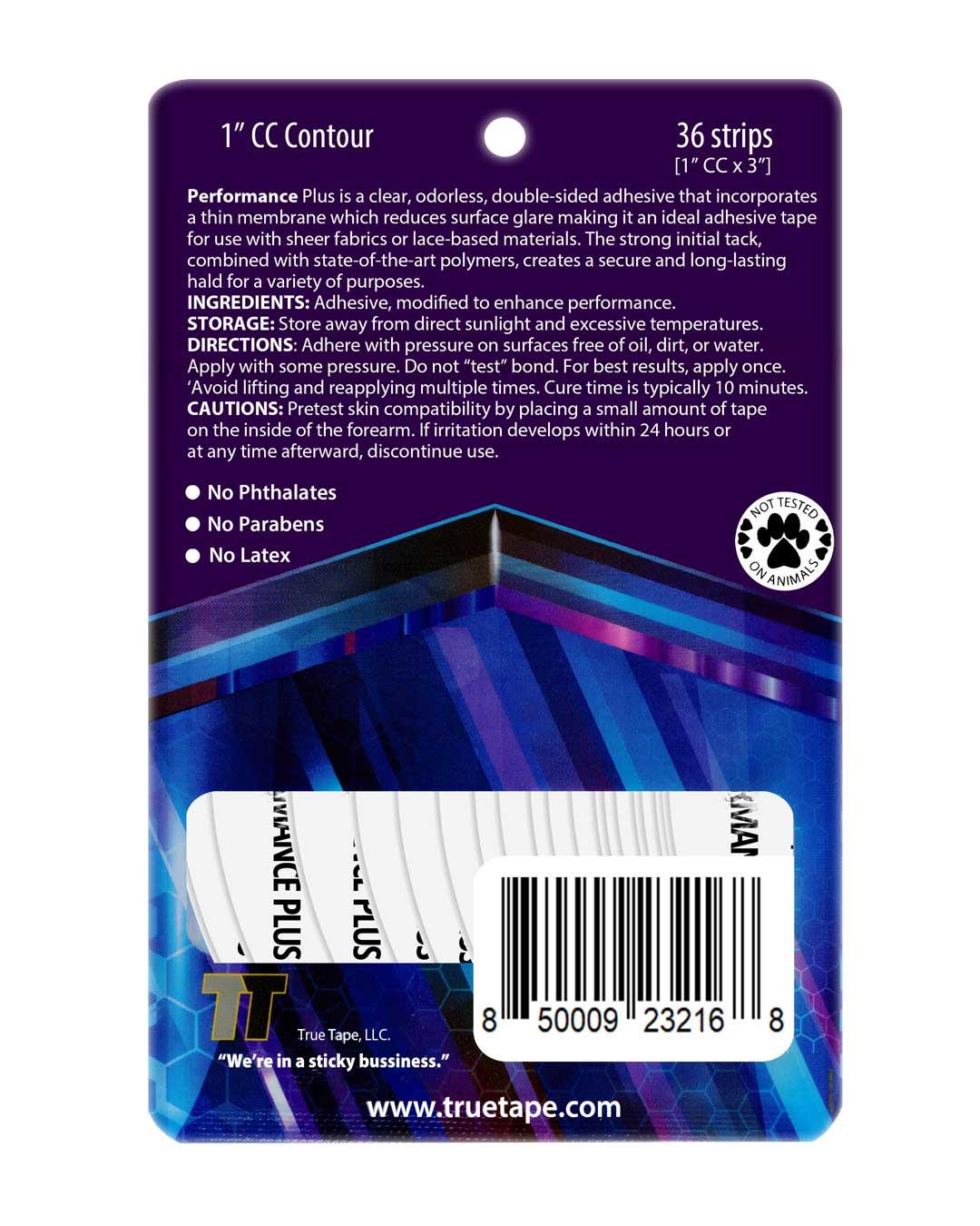 True Tape, LLC.True Tape Performance Plus Protez Saç Bandı Oval (1