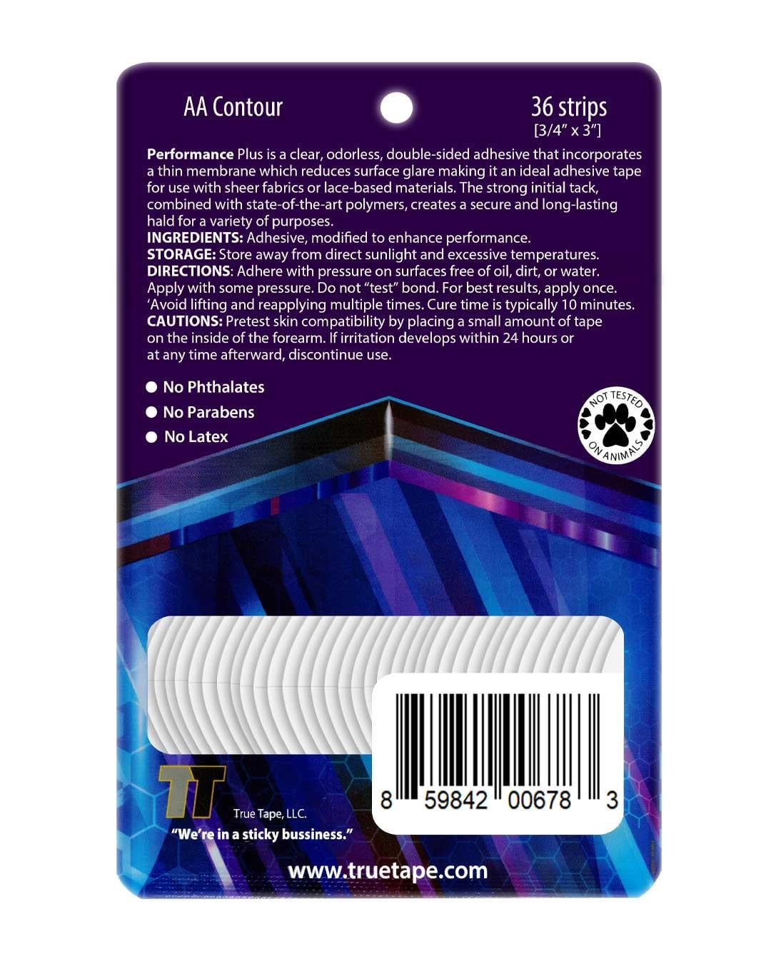 True Tape, LLC.True Tape Performance Plus Protez Saç Bandı Oval (AA - 2,0cm x 7.5cm) 36 Adet True Tape Performance Plus Protez Saç Bandı Oval (AA - 2,0cm x 7.5cm) 36 Adet 859842006783