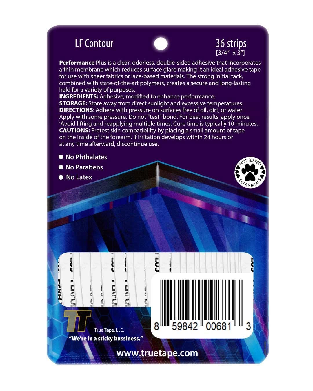 True Tape, LLC.True Tape Performance Plus Protez Saç Bandı Oval (LF - 2,0cm x 7.5cm) 36 Adet True Tape Performance Plus Protez Saç Bandı Oval (LF - 2,0cm x 7.5cm) 36 Adet 859842006813