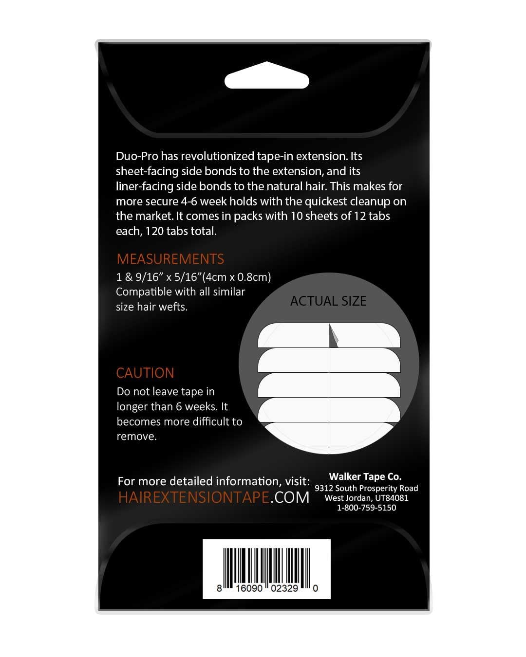 Walker TapeWalker Tape Beautify Duo-Pro Hair Extension Tape - Mikro Bant Kaynak Bandı 120 Adet Walker Tape Duo-Pro Hair Extension - Bant Kaynak Tamir Bandı 120 Adet 816090023290