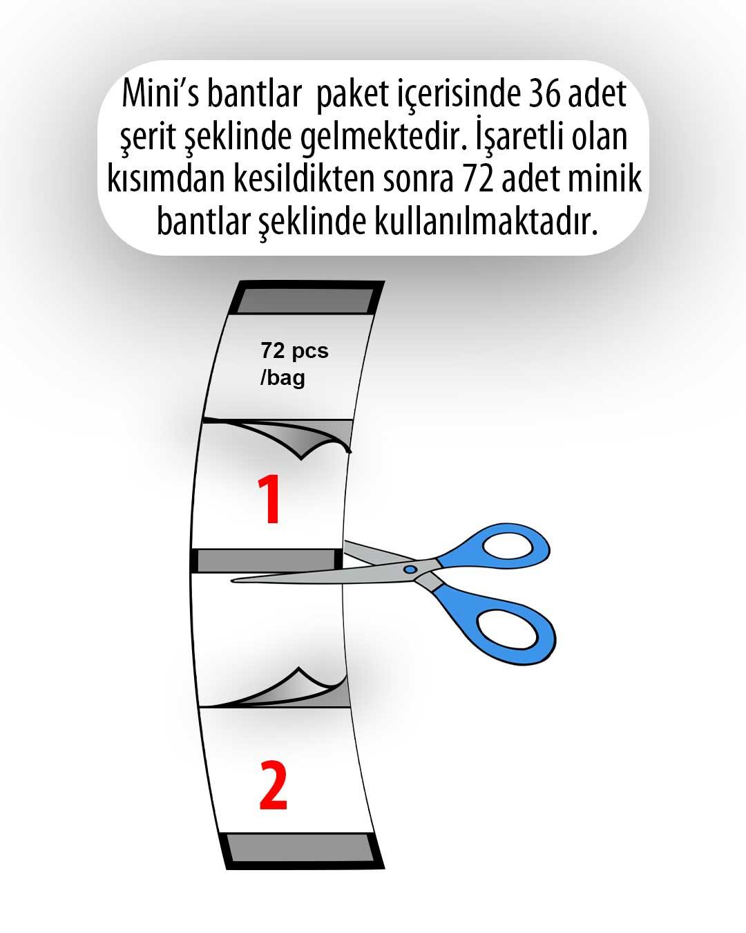 Walker TapeWalker Tape Duo-Tac Mini's™ Protez Saç Bandı Oval 3/4″ x 3″ (1,90 x 7,62 cm) 72 Adet Walker Tape Duo-Tac Mini's™ Protez Saç Bandı Oval 3/4″ x 3″ (1,90 x 7,62 cm) 72 Adet 816090023948