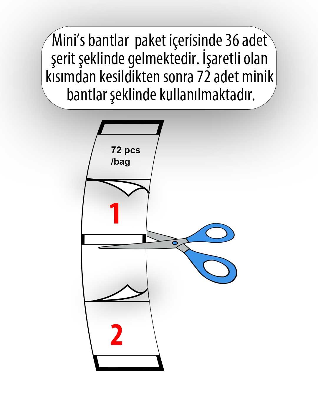 Walker TapeWalker Tape Duo-Tac Thin Mini's™ Protez Saç Bandı Oval 3/4″ x 3″ (1,90 x 7,62 cm) 72 Adet Walker Tape Duo-Tac Thin Mini's™ Protez Saç Bandı Oval 3/4″ x 3″ (1,90 x 7,62 cm) 72 Adet 816090023955