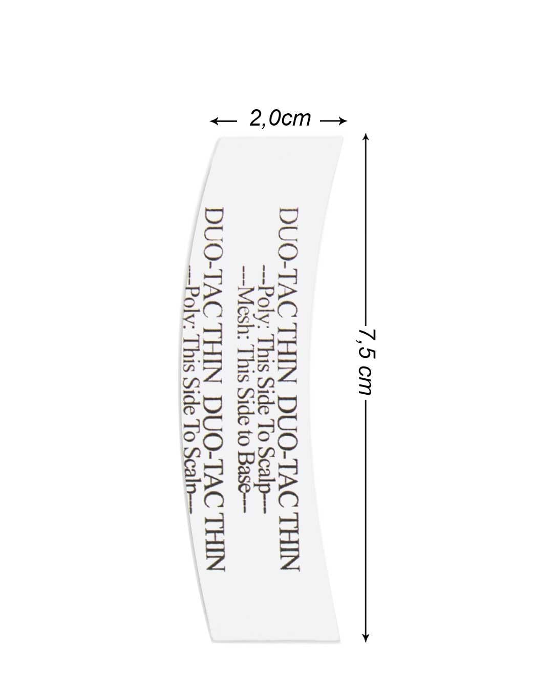 Walker TapeWalker Tape Duo-Tac Thin™ Protez Saç Bandı Oval 