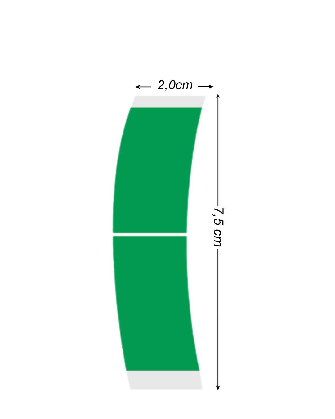 Walker TapeWalker Tape Easy Green™ Protez Saç Bandı Oval 