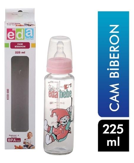 LÜX EDA BİBERON CAM 225 CC 680BESLENME ARÇLARILÜX EDA4842