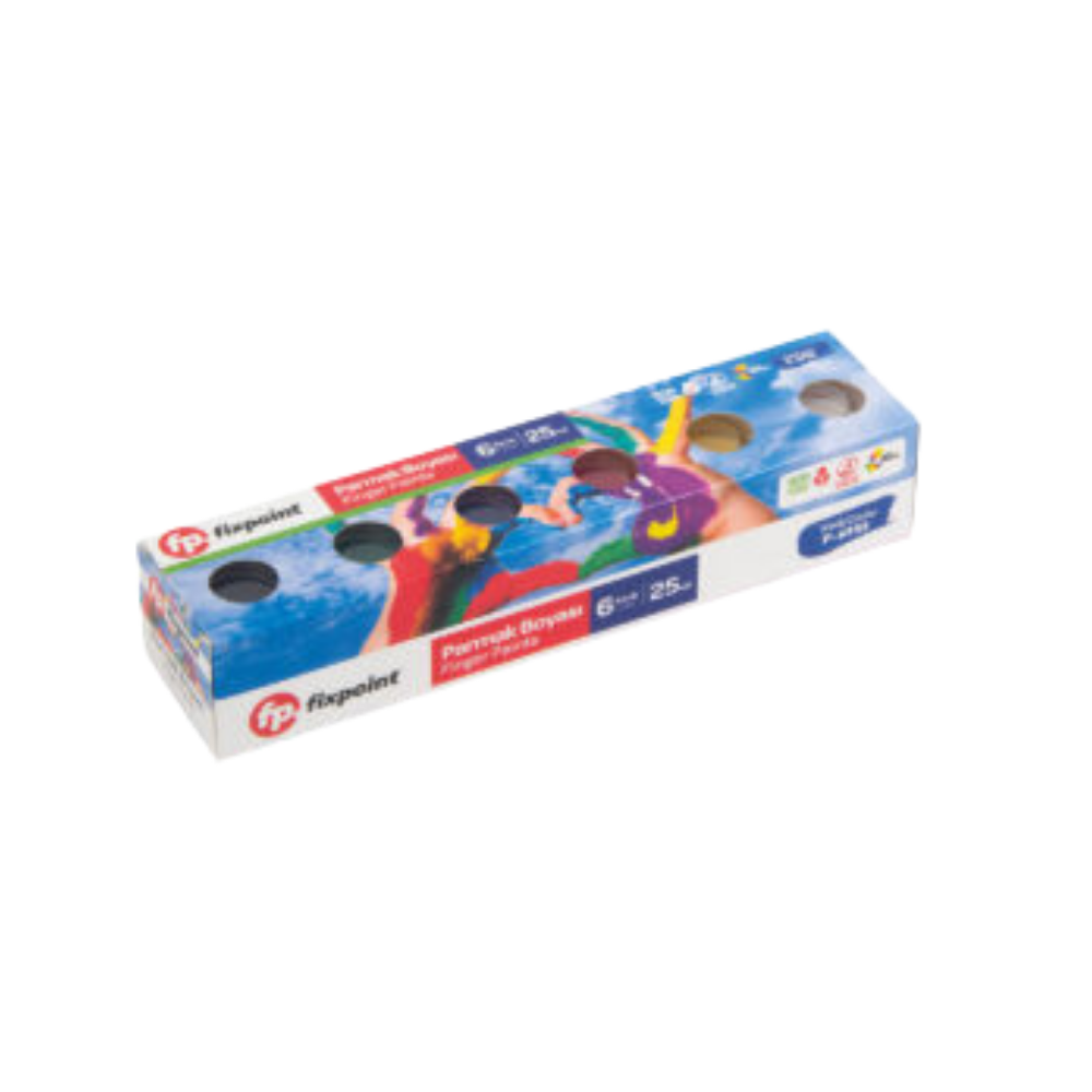 FİXPOİN PARMAK BOYA 6 LI 25 ML P-6935BOYAFİXPOİNT56001.3887