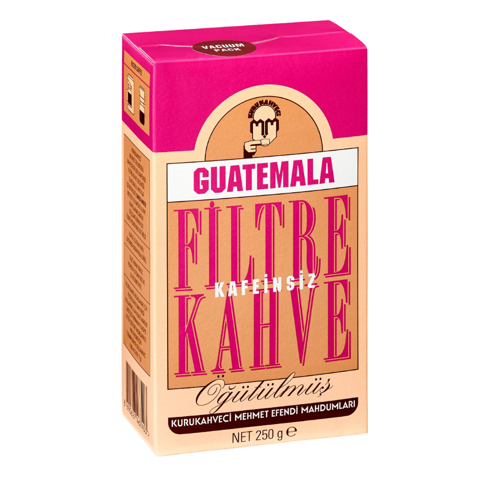 MEHMET EFENDİ FİLTRE KAHVE GUATEMALA KAFEİNSİZ 250 GRFİLTRE KAHVEMEHMET EFENDİS8690627467403