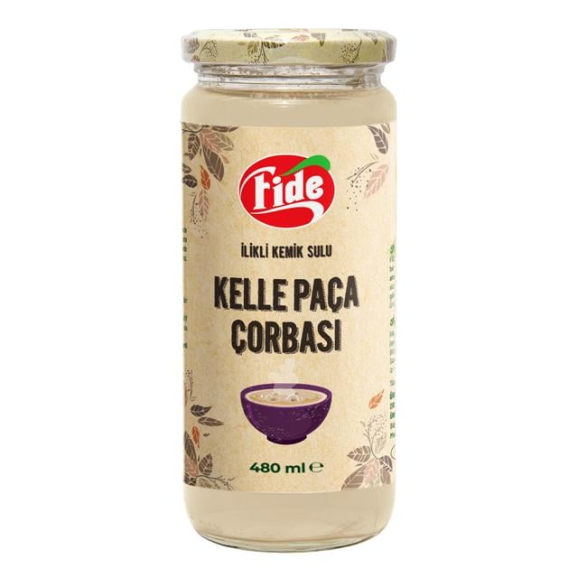 FİDE ÇORBA İLİKLİ KEMİK SULU KELLE ÇORBASI 480 MLHAZIR ÇORBAFİDE4921