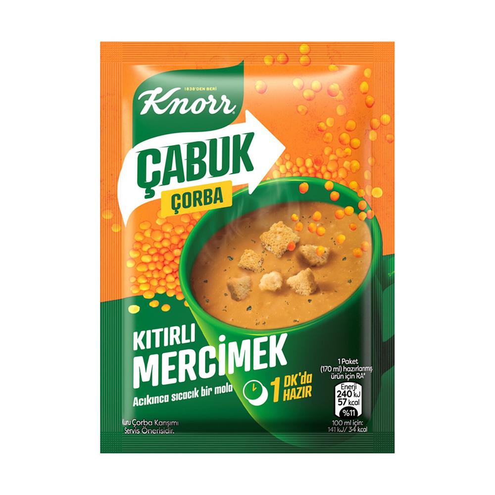 KNORR ÇABUK ÇORBA KITIRTILI MERCİMEKHAZIR ÇORBAKNORR62738133