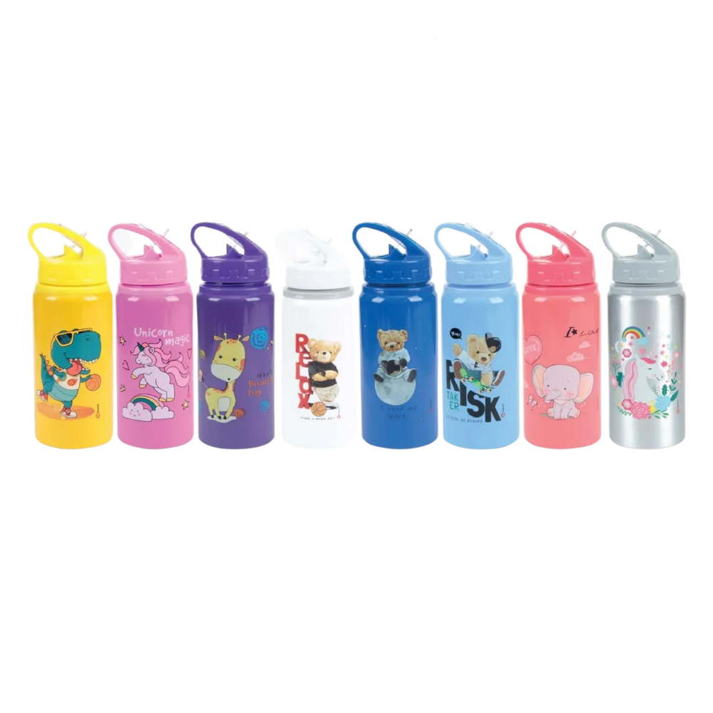 FİXPOİNT ALÜMİNYUM DESENLİ MATARA 500 ML P-1902MATARAFİXPOİNT03-P-1902