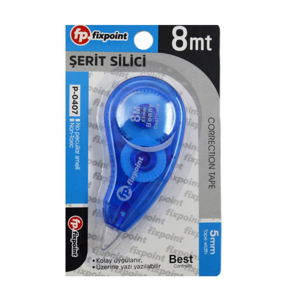 FİXPOİNT ŞERİT SİLİCİ 5 MM*8M P-0407OFİS MALZEMELERİFİXPOİNT56001.3829