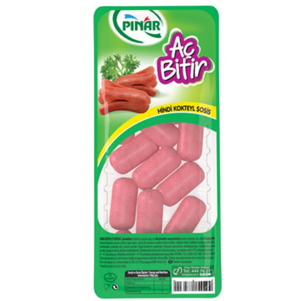 PINAR HİNDİ AÇ BİTİR KOKTEYL SOSİS 180 GRSALAM & SOSİSPINAR152903375