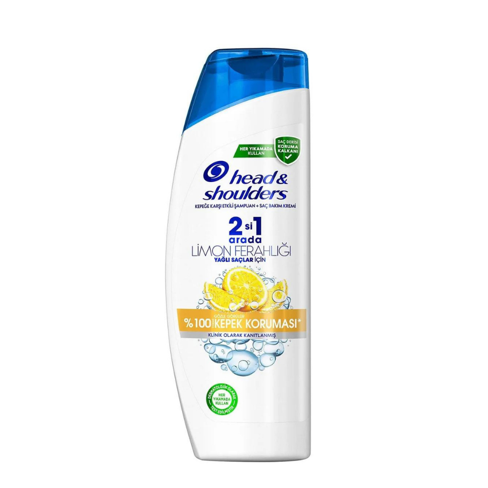 HEAD & SHOULDERS LİMON FERAHLIĞI ŞAMPUAN 2 Sİ 1 ARADA 350 MLŞAMPUANHEAD SHOULDERS2322