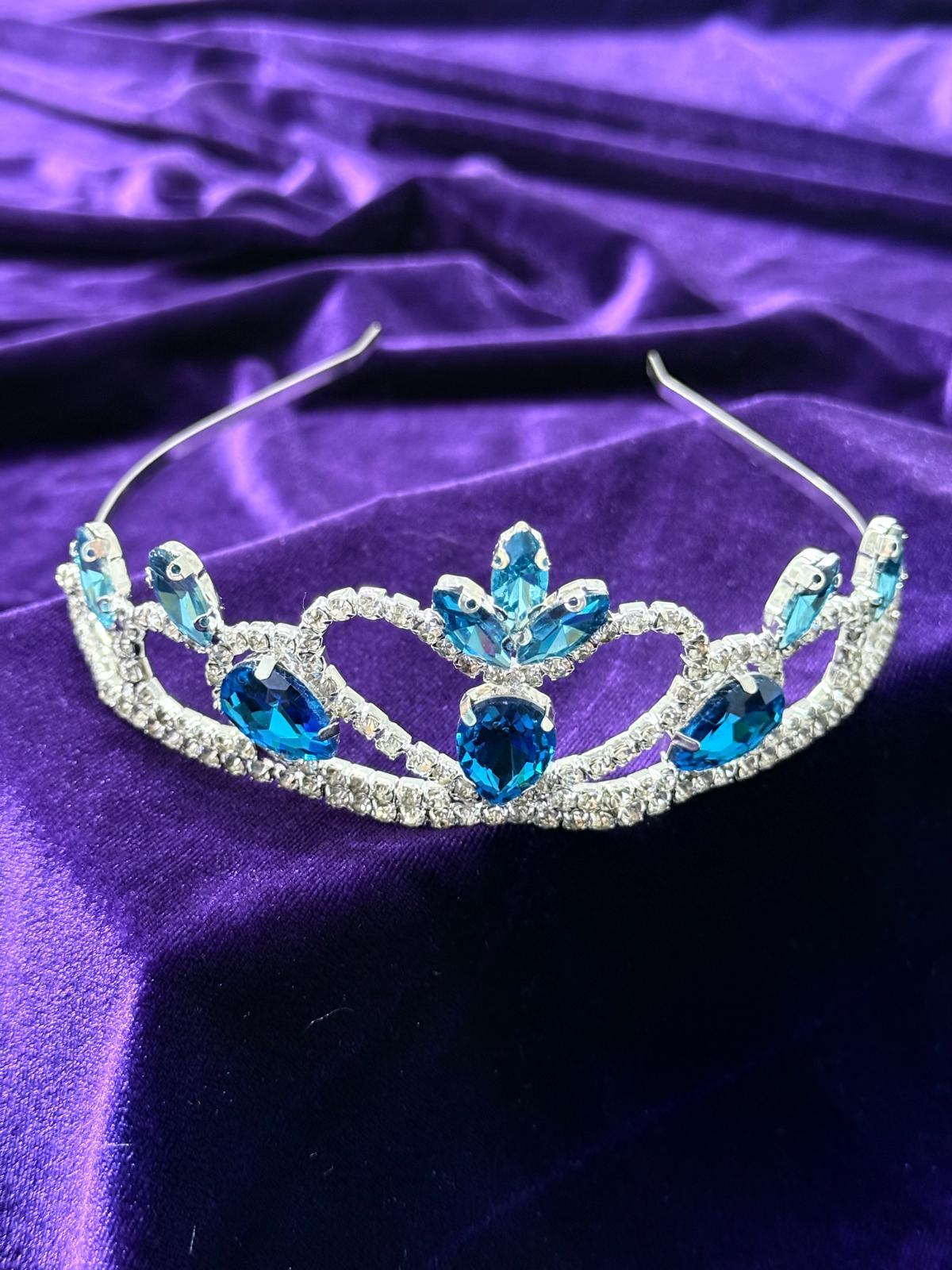 Kız Çocuk Kostüm Mavi Elsa Frozen   Düşük Omuz Detaylı Kasnaklı Kabarık Elsa Kostüm 3-8 Yaş